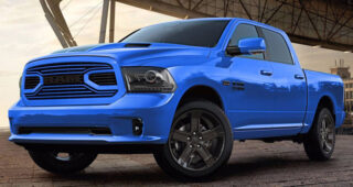 กระบะ RAM 1500 2018 มาพร้อมชุดแต่งฟ้าใสสุดสวยงาม "Hydro Blue Sport"