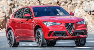 จัดไป !! Alfa Romeo Stelvio Quadrifoglio โชว์ตัวแล้วพร้อมภาพแบบ HD มากมาย