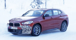 แอบแชะภาพ BMW ส่งรถแบบ "BMW X2 M35i" ตัวใหม่ทดสอบสุดสปอร์ตแล้วท่ามกลางหิมะ