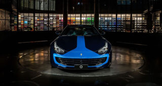 Lapo Elkann จัดให้ทำรถสปอร์ตแบบ "Ferrari GTC4Lusso" รูปแบบไม่เหมือนใคร