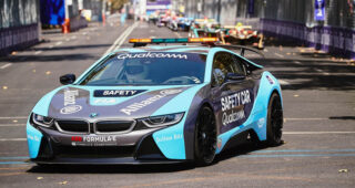 BMW i8 เข้าร่วมเป็นรถแบบ Safety Car ให้การแข่งขัน Formula E แล้ว