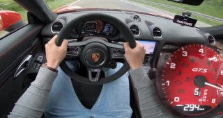 "Porsche 718 Cayman GTS" โชว์พลังวิ่งเกินกว่า 294 กม./ชม.!!!