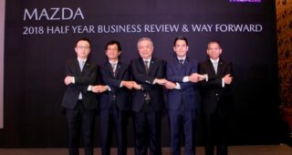 MAZDA เผยยอดขายรวมครึ่งปีแรกทะลุ 33,000 คัน มั่นใจเศรษฐกิจไทยพุ่งพรวดปรับเป้าเพิ่มเป็น 65,000 คัน