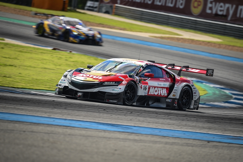 HONDA NSX-GT จากทีม MUGEN พลาดขึ้นโพเดี้ยม คว้าที่ 5 ในศึก Chang SUPER GT RACE 2018
