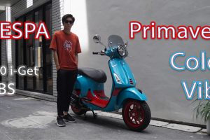 รีวิว Vespa Primavera Color Vibe 150 i-Get ABS ขับสนุกจริง จนท้าให้ลอง