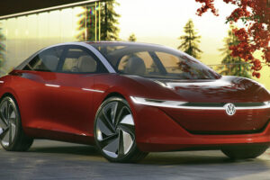 รถ Volkswagen I.D. Vizzion ในปี 2022 ด้วยขุมพลังรถไฟฟ้าวิ่งได้ถึง 330 ไมล์