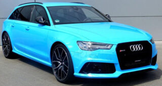 อย่างงามอะ! โชว์โฉม "Audi Exclusive RS6" สุดสปอร์ตสีฟ้าแบบ Riviera Blue สดใส