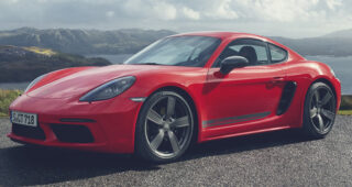 Porsche จัดให้เปิดตัวโฉมสปอร์ตแบบ "718 T Model" ให้รถแบบ Boxster และ Cayman Model