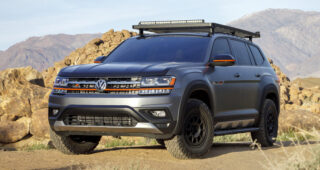 Volkswagen จัดให้เปิดตัวรถ SUV ขนาดใหญ่ "Atlas Basecamp Concept" พร้อมลุยเต็มรูปแบบ