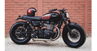 TRIUMPH T100 CUSTOM "เสริมหล่อให้ตัวเก๋าขวัญใจสายเท่ โหดและดุดันขึ้น ในสไตล์ล้อโต"