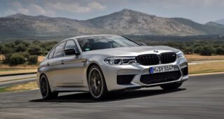BMW M5 Model โชว์ตัวแล้วพร้อมเครื่องยนต์เทอร์โบชาร์จแบบใหม่ล่าสุด