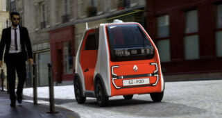 Renault พร้อมเปิดตัวรถไฟฟ้าแบบใหม่อย่าง "EZ-Pod Model" รุ่นใหม่เต็มรูปแบบ