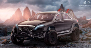 Brabus จัดให้พร้อมเปิดตัวชุดแต่งแบบใหม่ "Mercedes S-Class Model" แบบ Off-Road