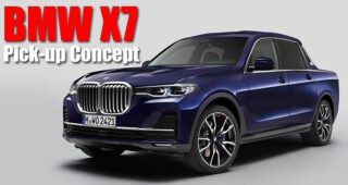 BMW เผยโฉม X7 Pick-up Concept รถกระบะต้นแบบ ที่ดัดแปลงมาจาก BMW X7