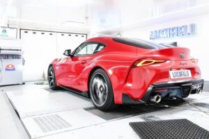 Toyota GR Supra กับชุดอัพเกรด รีแมพ ECU ใหม่ รีดแรงม้าลงล้อได้ถึง 420 แรงม้า จากสำนัก Litchfield