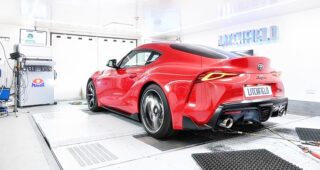 Toyota GR Supra กับชุดอัพเกรด รีแมพ ECU ใหม่ รีดแรงม้าลงล้อได้ถึง 420 แรงม้า จากสำนัก Litchfield