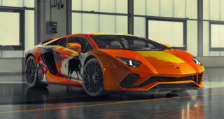 โชว์ของสวยอย่าง Lamborghini Aventador S Model จากศิลปินดัง