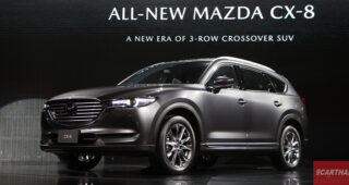 Mazda เปิดตัว All-New CX-8 เอสยูวีระดับพรีเมียม เบาะ 3 แถว 7 ที่นั่ง และ 6 ที่นั่ง ในราคาเริ่มต้น 1.599 ล้านบาท