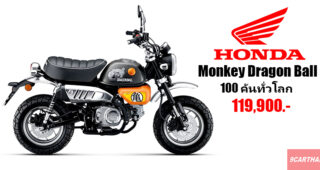 Honda เปิดตัว Monkey Dragon Ball Limited Edition เพียง 100 คันในโลก ราคา 119,900 บาท
