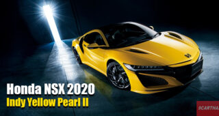 Honda เปิดตัว New NSX สีใหม่ Indy Yellow Pearl II เปิดจองแล้วที่ญี่ปุ่น ในราคา 24.2 ล้านเยน