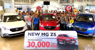 MG เผยยอดการผลิต NEW MG ZS ทะลุ 30,000 คัน หลังยอดขายทะยานต่อเนื่อง พร้อมเดินหน้ารุกตลาดส่งออก