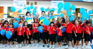 Lamina สานต่อโครงการ ลามิน่าสานฝันเด็กไทยได้เล่าเรียน ต่อเนื่องเป็นปีที่ 19 มอบอาคารเรียนให้แก่โรงเรียนบ้านน้ำคำ