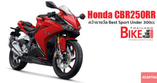 Honda CBR250RR คว้ารางวัล Best Sport Under 300cc. จาก Thailand Bike of The Year 2020