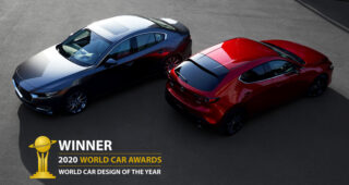 ALL-NEW MAZDA 3 คว้ารางวัลรถยนต์ที่ออกแบบยอดเยี่ยมแห่งปี WORLD CAR DESIGN OF THE YEAR 2020