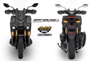 พาชม!! ภาพเรนเดอร์ Yamaha Aerox 155 เวอร์ชั่น Adventure ลุ้นทำขายจริงเพื่อแข่งกับ Honda ADV 150