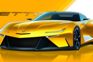 พาชมภาพเรนเดอร์ Chevrolet Corvette C9 เวอร์ชั่นเครื่องยนต์วางหน้า บอกเลยโคตรหล่อ