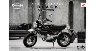 CUB House ย้อนตำนานสู่ต้นยุค 80s เผยโฉม Honda Monkey Custom - The Immortal Black Edition