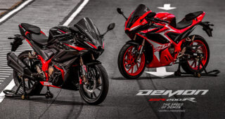 เปิดตัว GPX Demon GR200R สปอร์ตฟูลแฟริ่ง 200cc. กับราคาค่าตัวเพียง 76,500 บาทเท่านั้น
