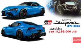 เปิดตัว Toyota GR Supra 2020 Edition สปอร์ตตัวแรงระดับตำนาน เคาะราคาที่ 5.199 ล้านบาท