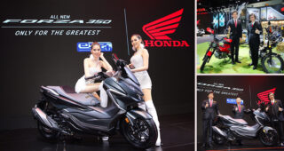 Honda เปิดตัว All-New Forza 350 ครั้งแรกของโลก พร้อมด้วย CT125 Special Edition ที่งาน Motor Show 2020
