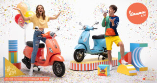 “Vespa LX 10th Anni” โมเดลรุ่นฉลองครบรอบ 10 ปี ในประเทศไทย