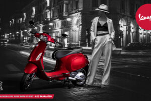 Vespa Sprint 150 i-Get ABS สีใหม่ Red Scarlatto หรูหรา ดึงดูด สยบทุกสายตา ราคา 132,400 บาท