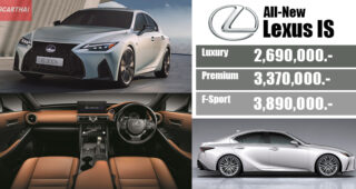 เปิดตัว The New Lexus IS สปอร์ตซีดานหรูเหนือระดับ ขุมพลัง Hybrid สมรรถนะ 223 แรงม้า