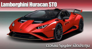 CG Render แรกของ Lamborghini Huracan STO Spyder เวอร์ชั่นเปิดประทุน