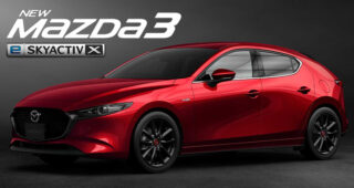 New Mazda 3 2021 ประเทศญี่ปุ่น ได้รับการอัปเกรดขุมพลัง Skyactiv-X
