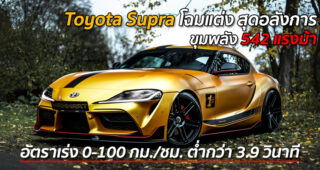 Manhart เปิดตัว Toyota Supra โฉมแต่ง Golden Goose สุดอลังการ ขุมพลัง 542 แรงม้า