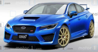 Subaru WRX STi 2022 กับภาพเรนเดอร์ล่าสุดที่อ้างอิงจาก Subaru Viziv Performance STI concept