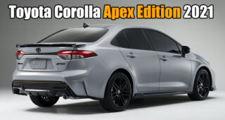 Toyota Corolla Apex Edition 2021 อัปเกรดความสปอร์ต ปรับปรุงระบบช่วงล่างใหม่ เร้าใจกว่าเดิม