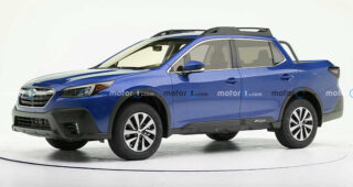 ชมภาพเรนเดอร์ Subaru Baja รถกระบะ Unibody คู่แข่งของ Ford Maverick จากจินตนาการ