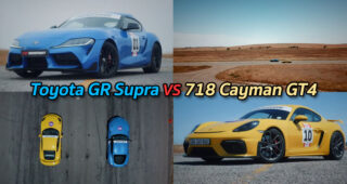 ใครแรงกว่ากัน ? Toyota GR Supra VS Porsche 718 Cayman GT4