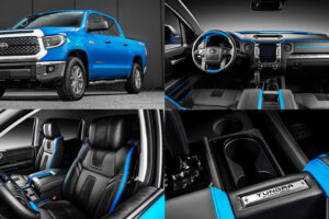 พาชมชุดแต่งภายใน Voodoo Blue ของ Toyota Tundra จาก Carlex Design