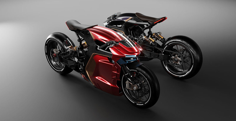 BMW คอนเซ็ปต์ไบค์ สุดสปอร์ต ผลงานของ Sabino Leerentveld - รถใหม่ 2023