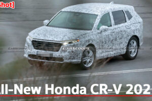หลุดภาพ Spy Shot แรกของ SUV รุ่นใหม่ของ Honda ที่คาดว่าจะเป็น All-New Honda CR-V 2023