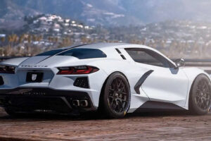ชมภาพเรนเดอร์ล่าสุด Chevrolet Corvette C9 ที่มีดีไซน์ด้านท้ายคล้ายกับ Bugatti