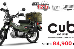 เปิดตัว New Honda CT125 สีใหม่ Safari Green ตอกย้ำไลฟ์สไตล์สายลุย