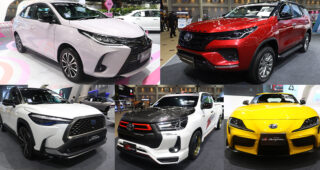 Toyota ยกมาครบทุกรุ่น พร้อมจัดแคมเปญ Toyota Drive Me Easy ซื้อง่ายได้ลุ้นล้าน ที่ Motor Show 2021